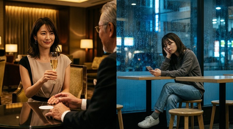 パパ活に向いている人・向いていない人のイメージ写真